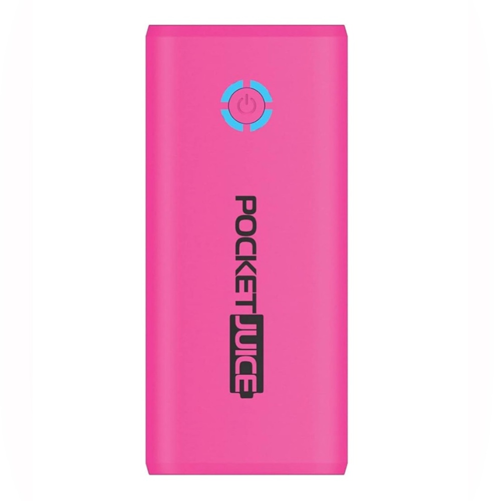 Pink Tzumi PocketJuice Mini Portable Charger - 4,000 mAh